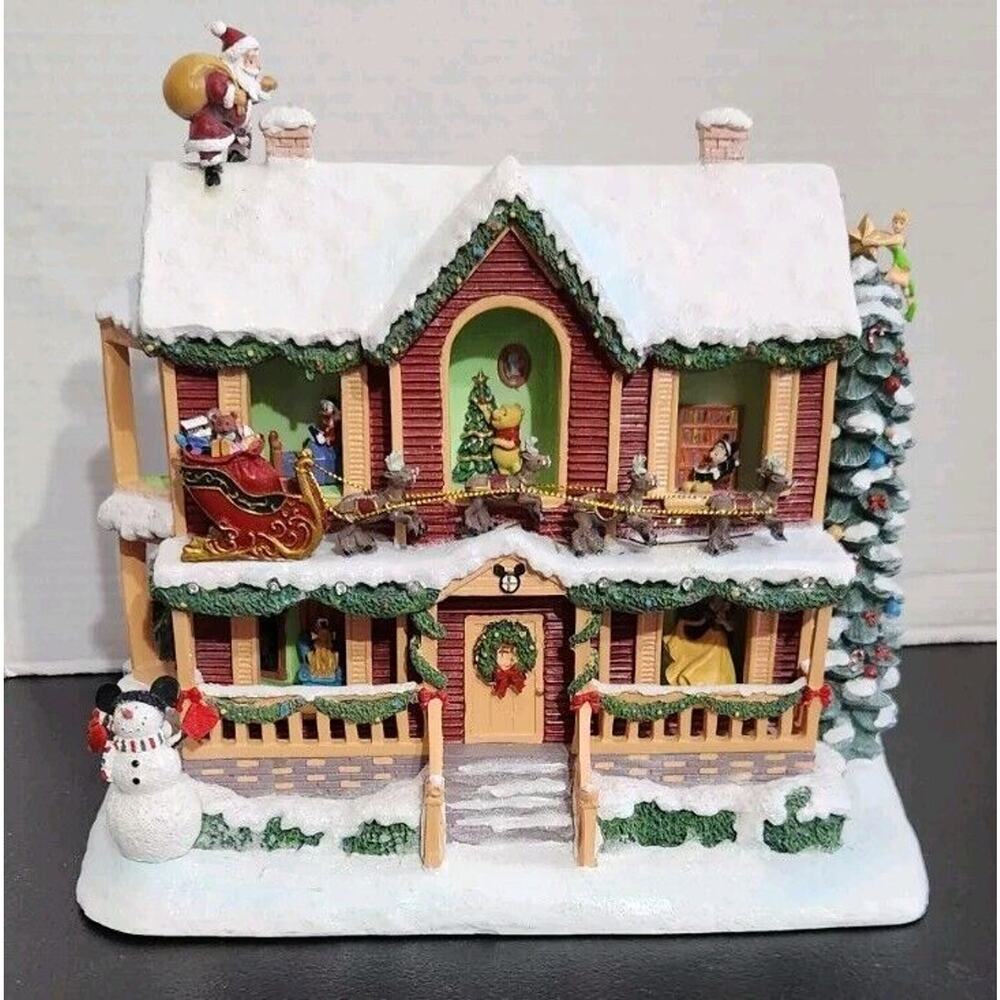 Bradford Exchange Disney TWAS The Night Before Christmas Sculpture Talks Works25